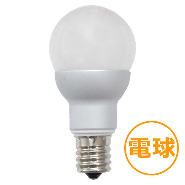 E17 ミニクリプトン型LED電球 【4W電球色】