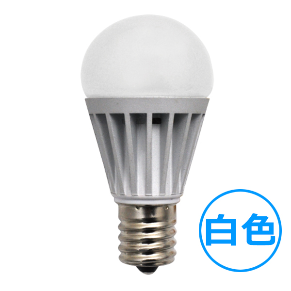 E17 調光ミニクリプトン型LED電球 【4.4W白色】