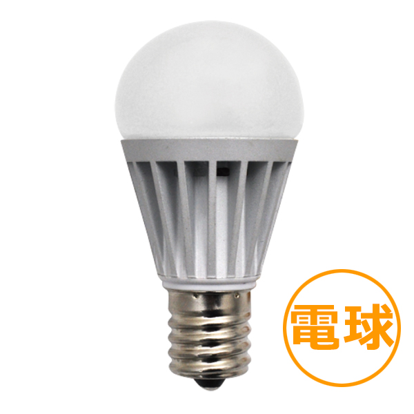 E17 調光ミニクリプトン型LED電球 【4.4W電球色】