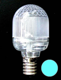 LEDミニクリプトン電球(スケルトン) [青色] E-17