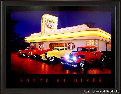LED アートフレーム ☆ROUTE66 DINER☆ 