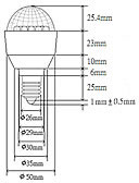 LEDサイン電球 E-26 （屋外使用可能）55φ