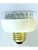 LED屋外電球 サイン球  口金E26 （屋外使用可能）QFC45