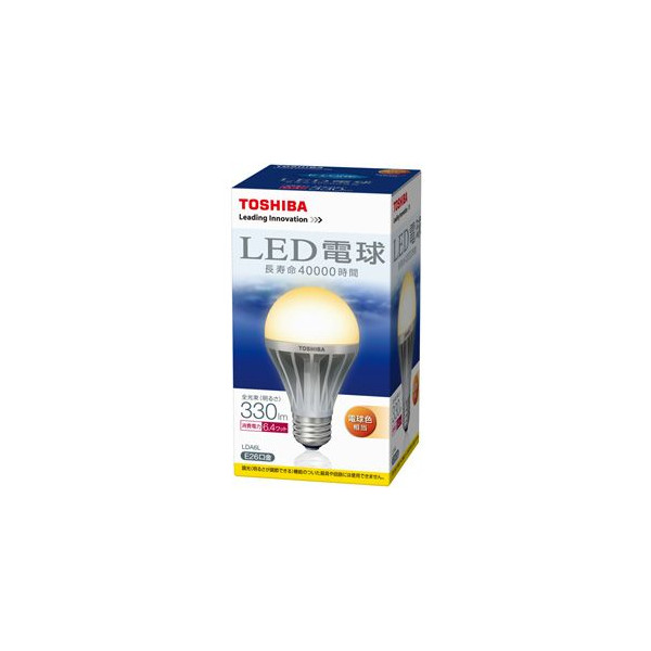 東芝LED電球 [電球色E26] イーコア LDA6L