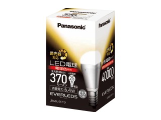 LED電球 E17 6.4W ※調光器対応＜パナソニック製＞